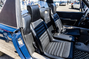 1970年式ポルシェ914-6：シートが高年式にタイプに変更されている。