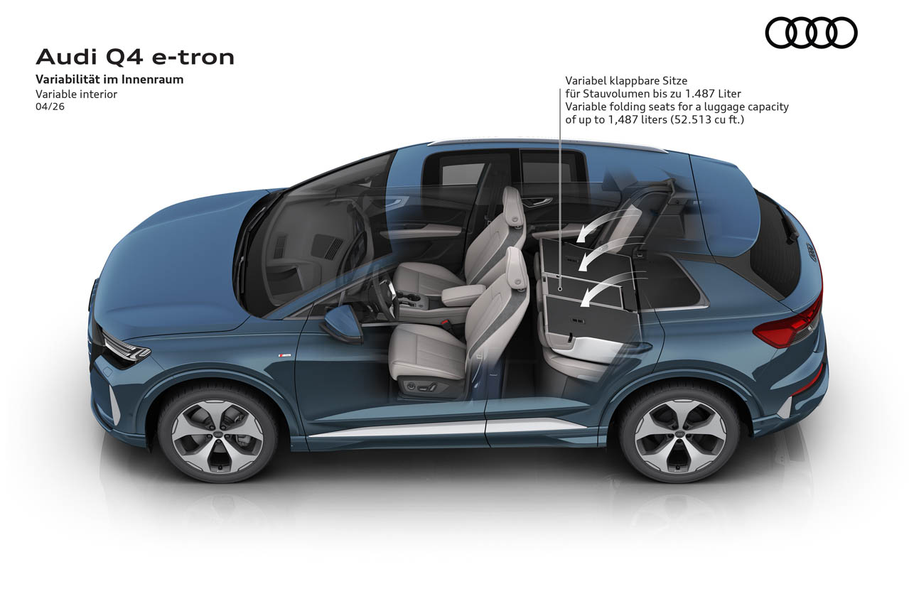アウディ新型「Q4 e-tron」発表。新モーター採用による航続592km達成と、ブランド初「双方向充電」が示す次世代の完成形 - LE ...