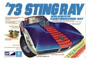 mpc製1/25スケール・プラモデル「‘73スティングレイ・オープン・ロードスター」