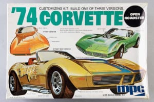 mpc製1/25スケール・プラモデル「’74コルベット・オープン・ロードスター」