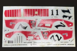 モノグラム製1/24スケール・プラモデル「オーエンズ・コーニング427コルベット」