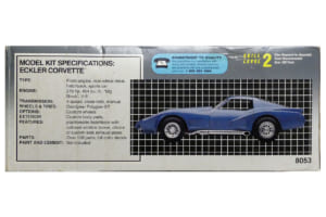 AMTアーテル製1/25スケール・プラモデル「エックラー・コルベット」