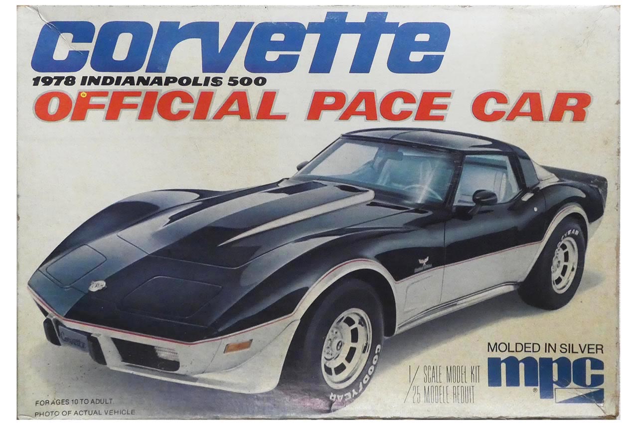 MPC製1/25スケール・プラモデル「コルベット1978インディアナポリス500オフィシャル・ペースカー」