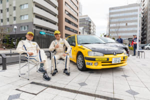 SAGA RALLY：セレモニアルスタートは主催者から選ばれた選手のみが参加。