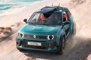 伝説のビーチカー「JP4」が電動4WDで復活。ルノー4の新たな可能性を示すコンセプトモデルを世界初公開