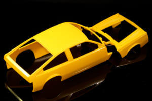 レベル製1/25スケール・プラモデル「リック・ドバーティンズ・ラディカルJ2000 ポンティアック・プロ/ストリート」