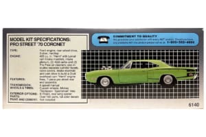amt製1/25スケール・プラモデル「プロストリート’70コロネット・スーパービー」