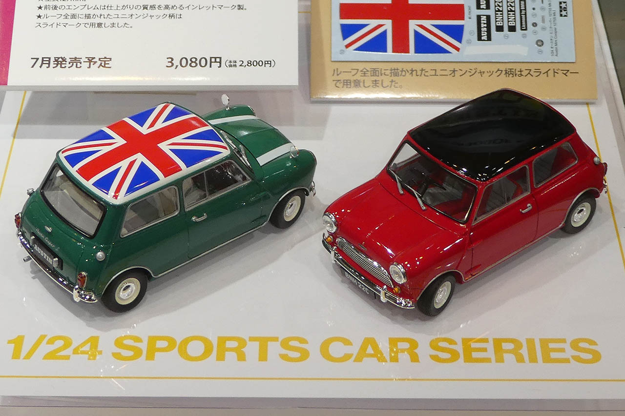新デカール仕様で復活！タミヤ1/24「ミニクーパー」完成見本披露＆1/12も再販決定【第64回 静岡ホビーショー2026速報】