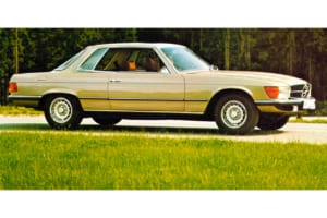 1970年代のメルセデス・ベンツが考えた理想のグランドツアラー:メルセデス・ベンツ350SLC/C107(1972年~1981年)。