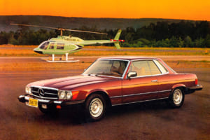 米国仕様のメルセデス・ベンツ450SLC/C107(1978年モデル)。