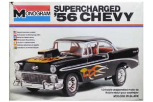 モノグラム製 1/24スケール・プラモデル「スーパーチャージド’56シェビー」