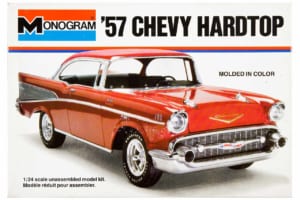 モノグラム製 1/24スケール・プラモデル「’57シェビー・ハードトップ」