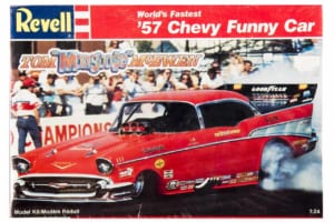 レベル製1/24スケール・プラモデル「’57シェビー・ファニーカー」
