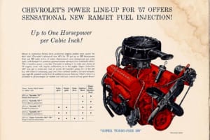 1957年型シボレーのカタログ