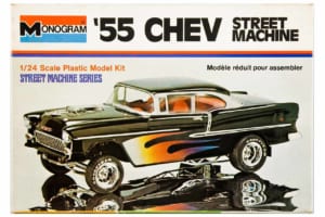 モノグラム製1/24スケール・プラモデル「'55シェブ・ストリートマシーン」