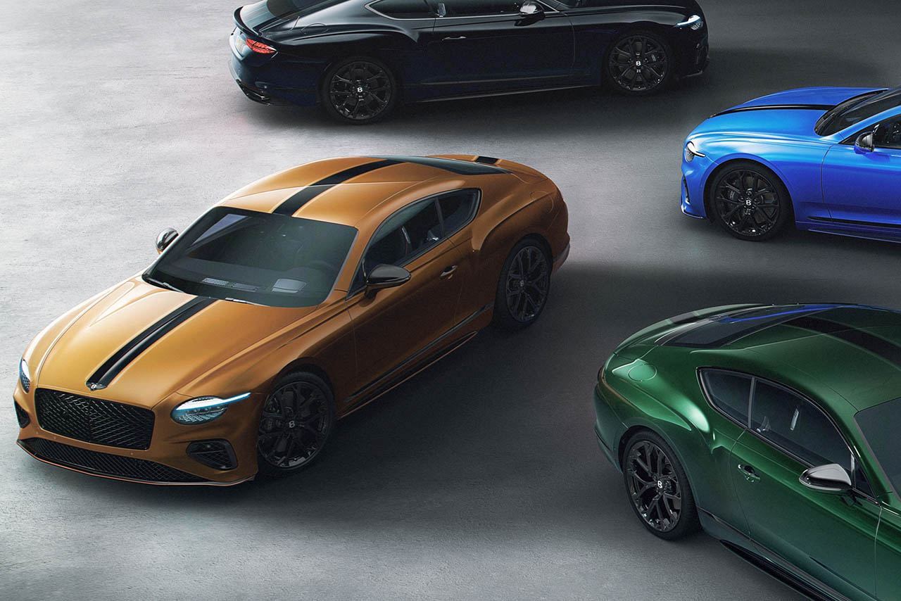 【ベントレー】全6色の動くアート。マリナーが放つ世界100台限定「コンチネンタルGT S ビスポーク・シリーズ」