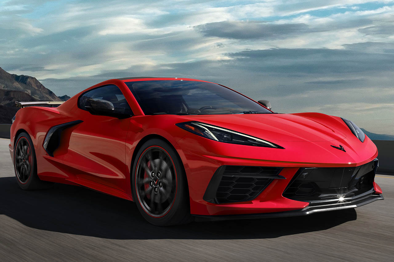 Corvette C8 新車納車特典品　正規品 伝統のV8と3画面コクピットが交差する。新型「シボレー・コルベット