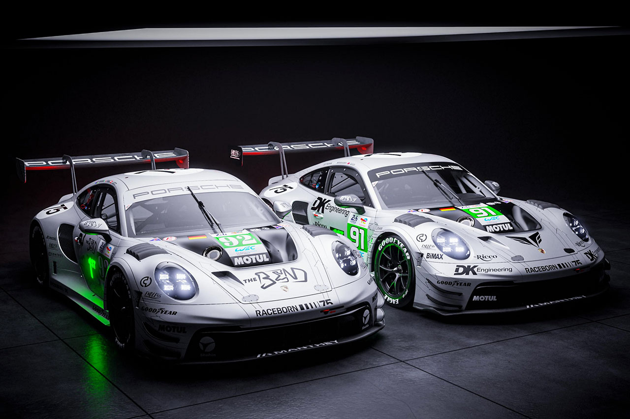 伝説のシルバー】ポルシェ911 GT3 Rがル・マンに挑む。75周年特別