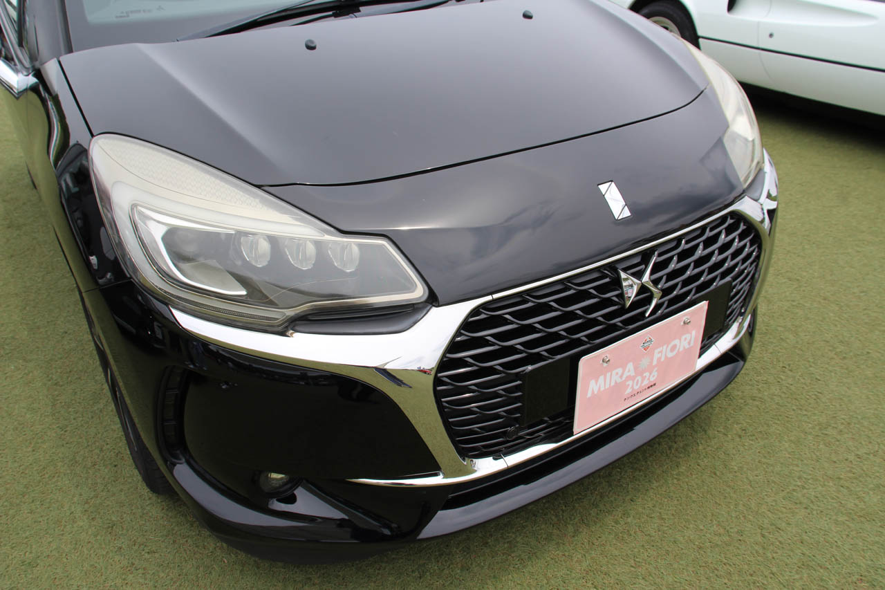 2017年式DS 3：メッキパーツが多い点もお気に入りポイント。