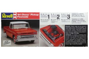 レベル製1/25スケール・プラモデル「’64シェビー・ピックアップ フリートサイド」