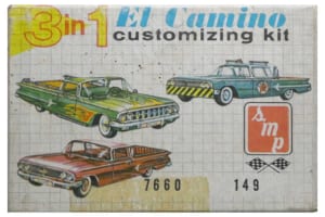 amt製1/25スケール・プラモデル「1960エルカミーノ」