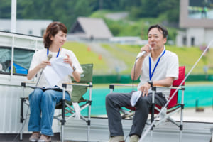 第13回ジャパンEVラリー白馬2026：e-Mobility Power池亀耕太郎社長（右）