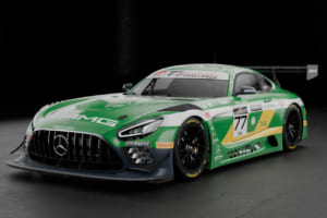 第50回鈴鹿1000kmに投入されるクラフト・バンブー・レーシングのメルセデスAMG GT3、77号車。