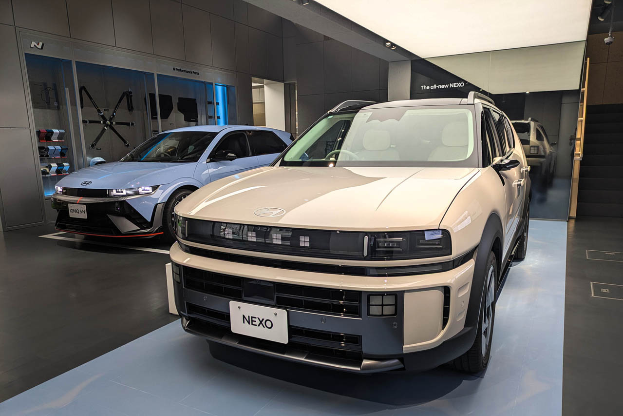 ヒョンデの水素戦略「HTWO」を象徴するFCEV「NEXO（ネッソ）」。
