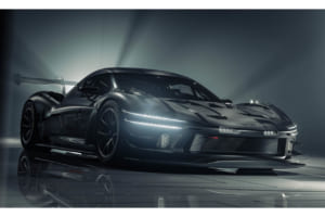 2026年6月のル・マン24時間レースで公開された次世代レーシングカーのコンセプトモデル「Genesis Magma GT3 Concept」。