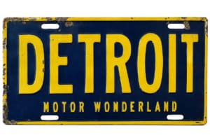 DETROIT MOTOR WONDERLANDプレート