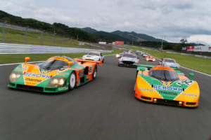 ル・マン制覇35周年の787Bが2台同時に疾走！『頭文字D』原画展＆RX-7展示にも沸いた「マツダファンフェスタ2026」徹底レポート