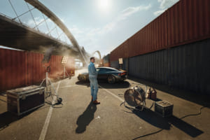 メルセデスAMG GT 4ドアクーペ×ブラッド・ピット