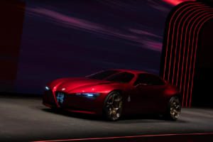 【世界初公開】アルファ・ロメオが次世代クーペ「クオレロッソ」を発表。電動化時代にV6搭載も視野に入れる「必要な美しさ」とは